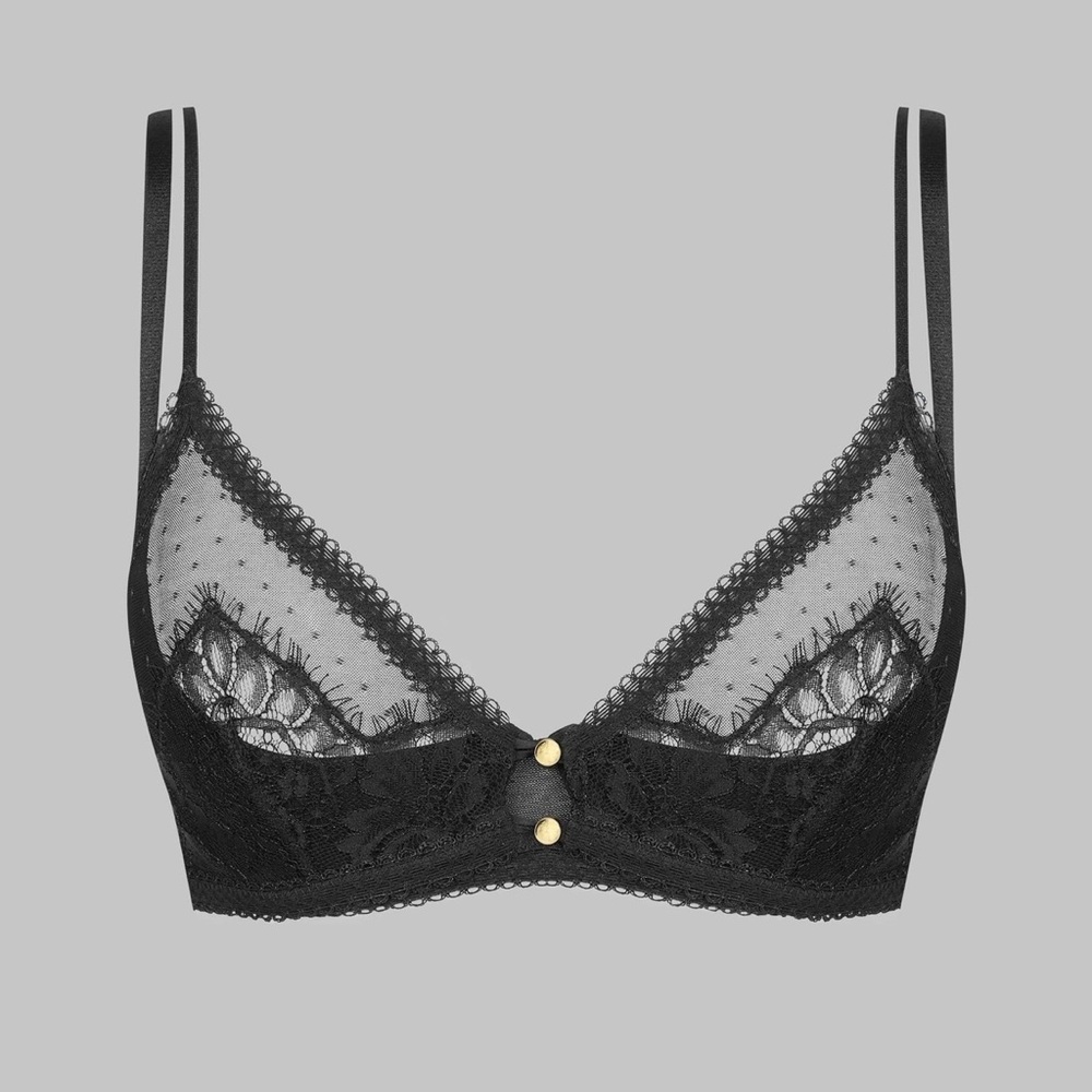 Maison Close Inspiration Divine Black Lace Bra Small NWOT